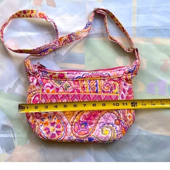 Jordan Accessories NYC Bag Paisley Quilted  Zip Shoulder Strap Colorful Fabric - Picture 2 of 8